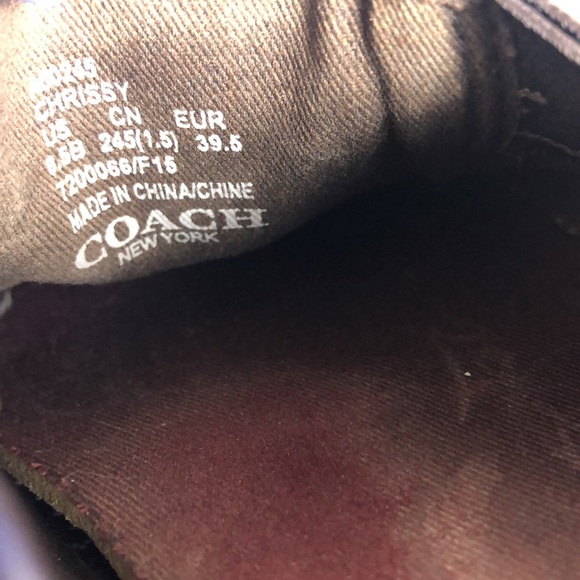 Coach Brown Chrissy Canvas Slip On Sneaker Shoe Sz 9.5B - Picture 5 of 8